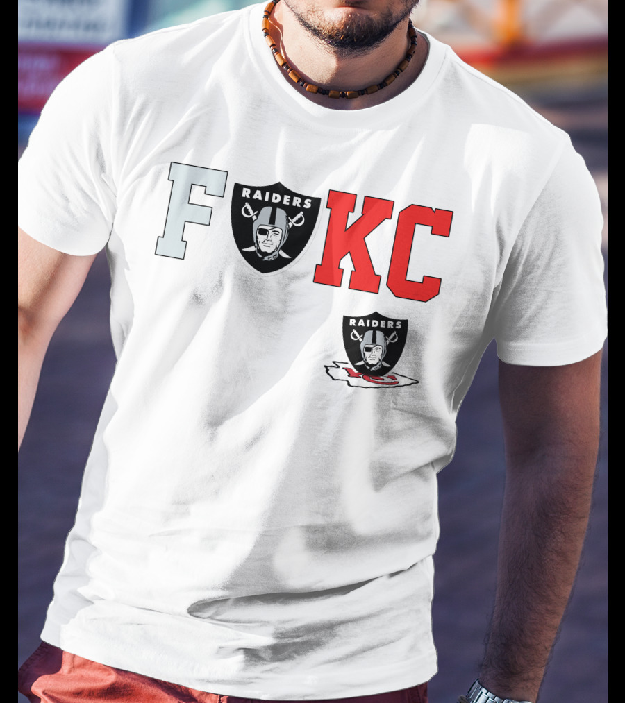 F Raiders KC Chiefs T-Shirt