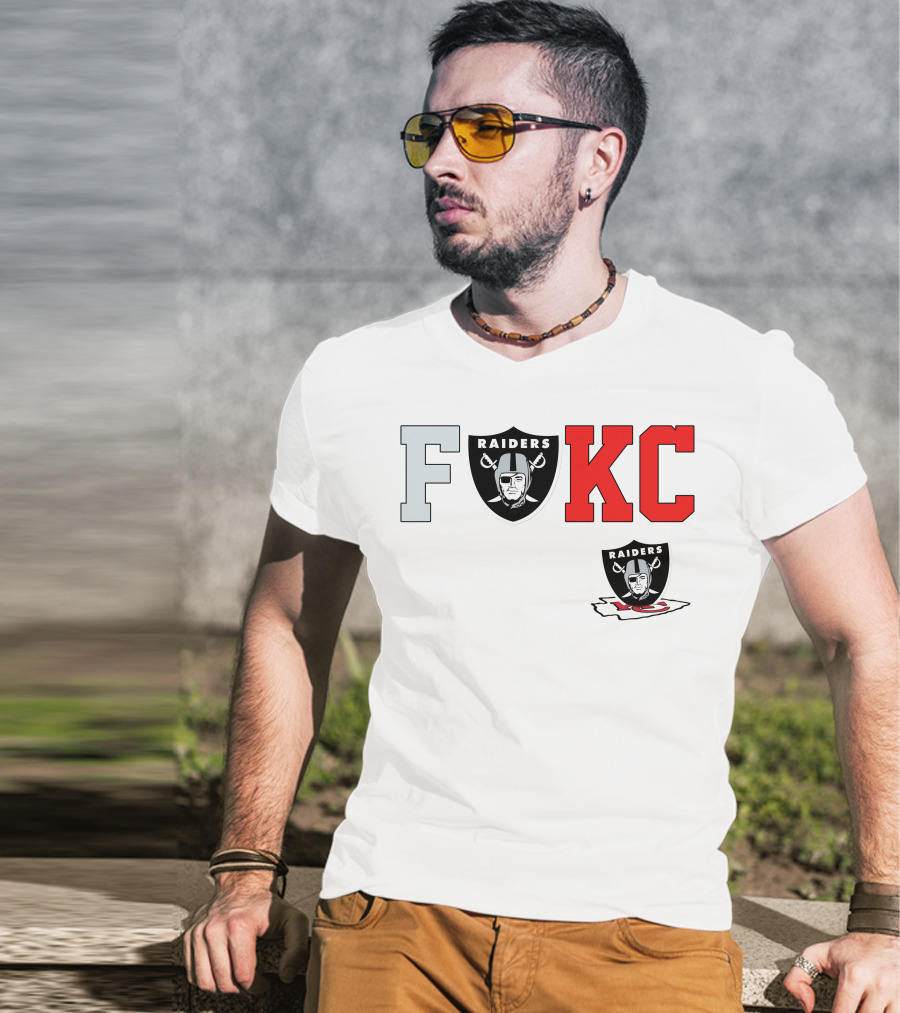 F Raiders KC Chiefs T-Shirt