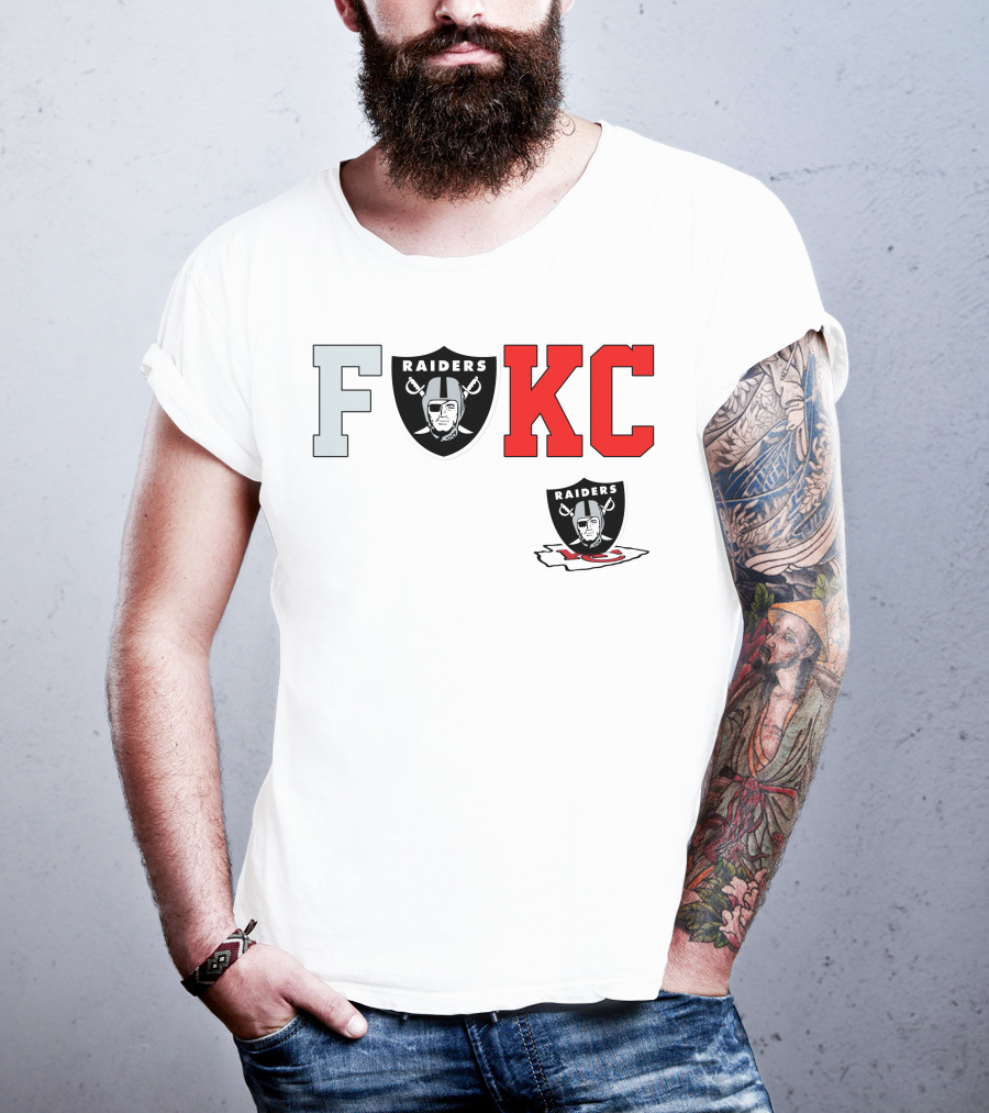 F Raiders KC Chiefs T-Shirt
