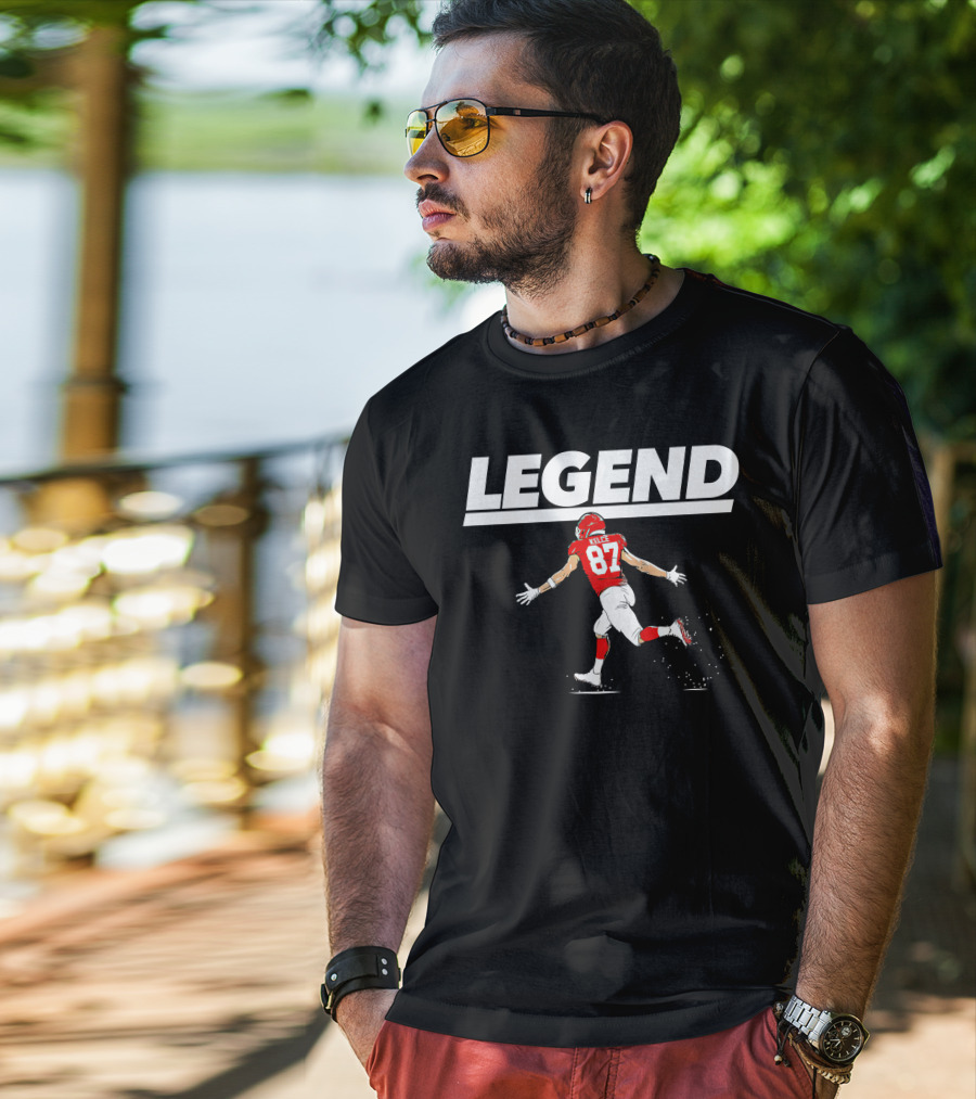 Legend Travis Kelce 87 Kansas City Chiefs T-Shirt