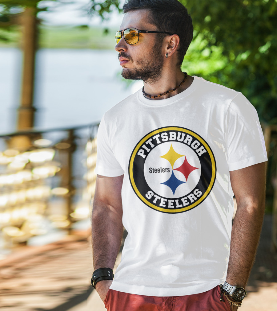 Pittsburgh Steelers Logo Circle Steelers T-Shirt