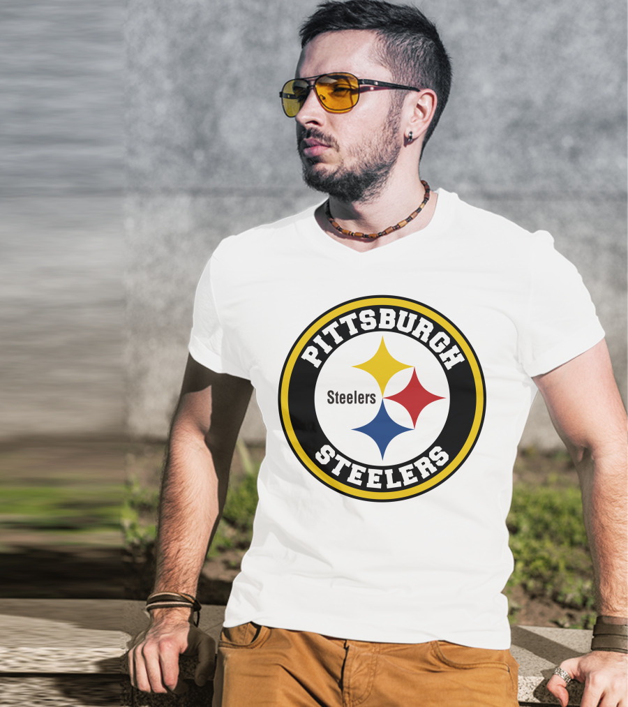 Pittsburgh Steelers Logo Circle Steelers T-Shirt