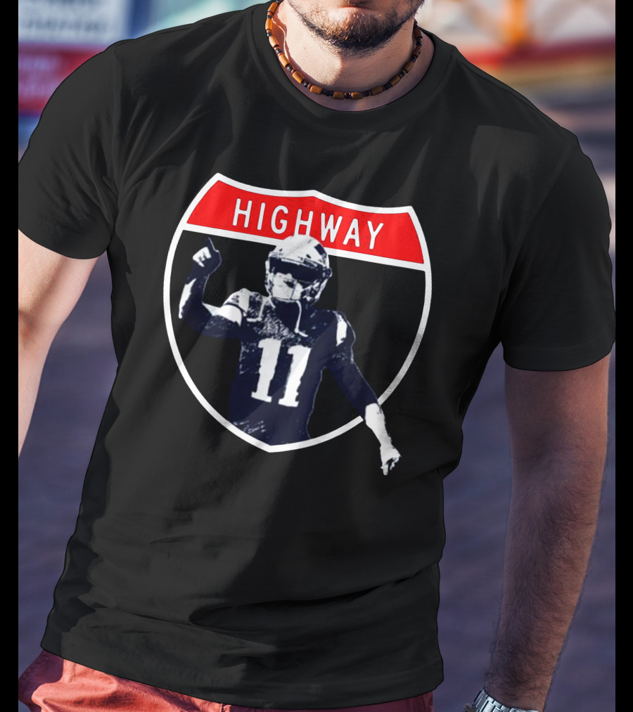 Highway Football Number 11 Shield T-Shirt