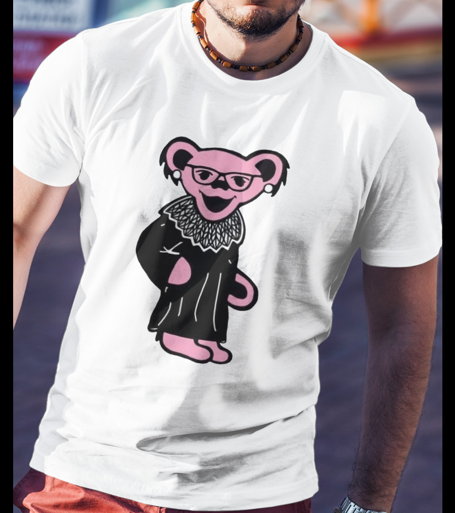 Ruth Bader Ginsburg Grateful Dead Bear T-Shirt