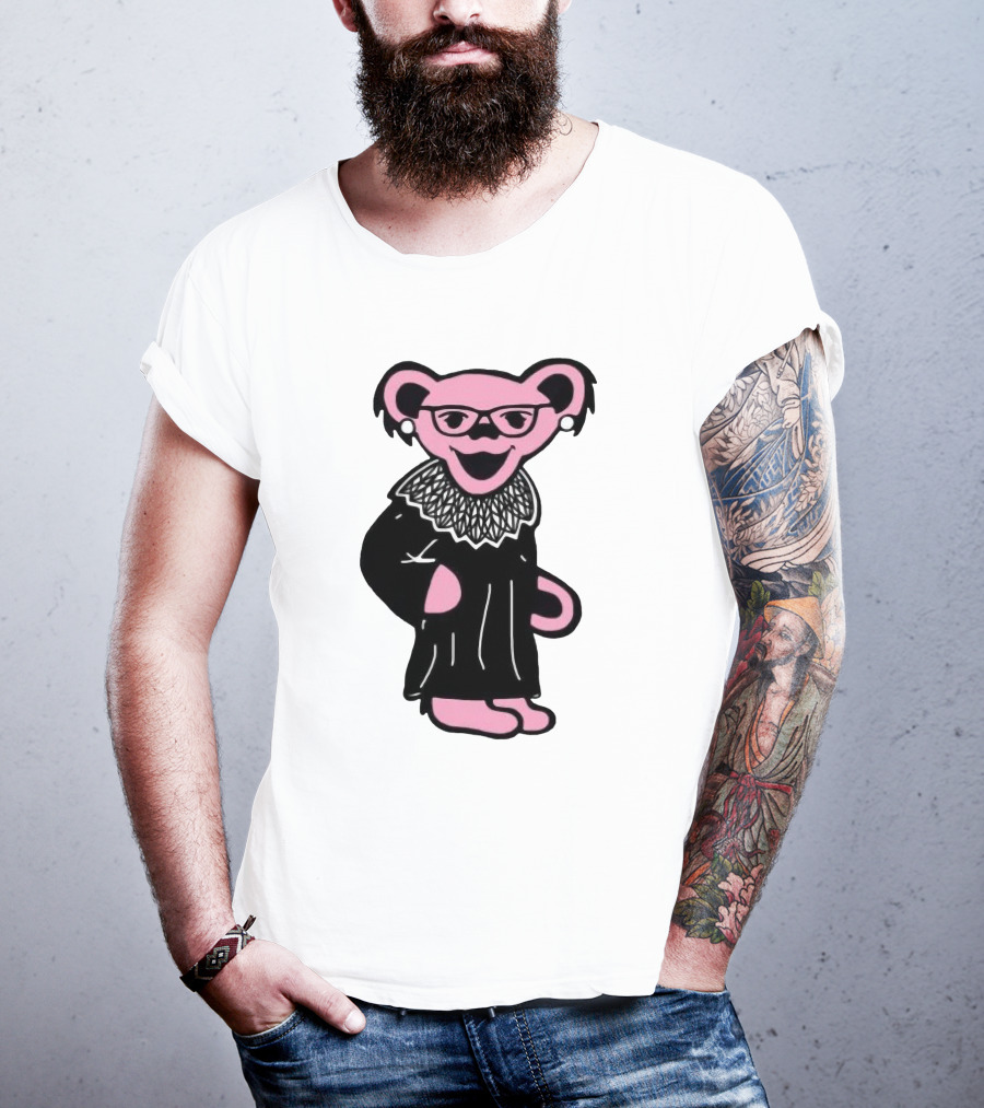 Ruth Bader Ginsburg Grateful Dead Bear T-Shirt