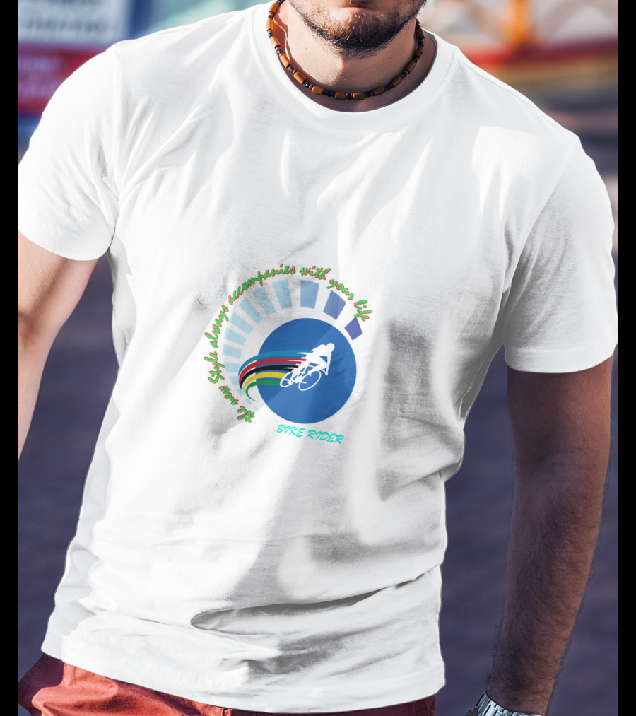 BIKE RIDER CLUB The Style Always Accompanies With Your Life T-Shirt