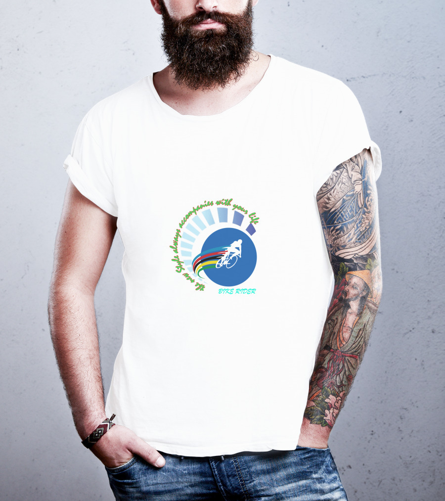 BIKE RIDER CLUB The Style Always Accompanies With Your Life T-Shirt