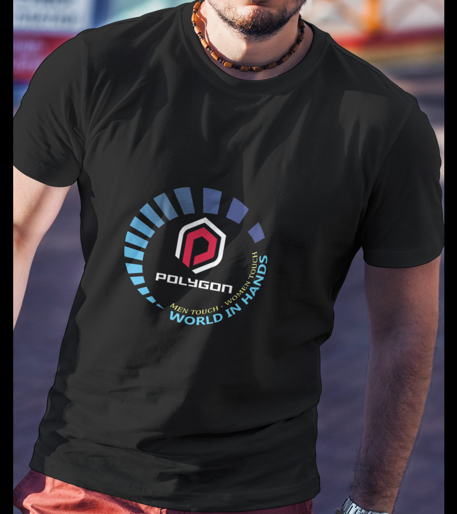 Polygon Mtb Men Touch Women Touch World IN Hands T-Shirt