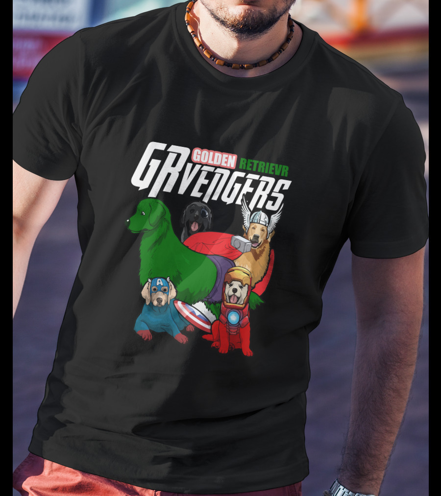 GOLDEN RETRIEVR GRVENGERS T-Shirt