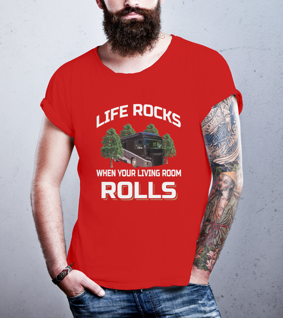 Life Rocks When Your Living Room Rolls Winnebago Forza T-Shirt