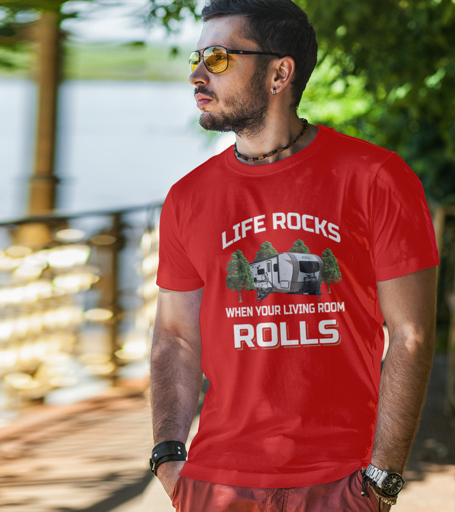 Life Rocks When Your Living Room Rolls Rockwood Mini Lite T-Shirt