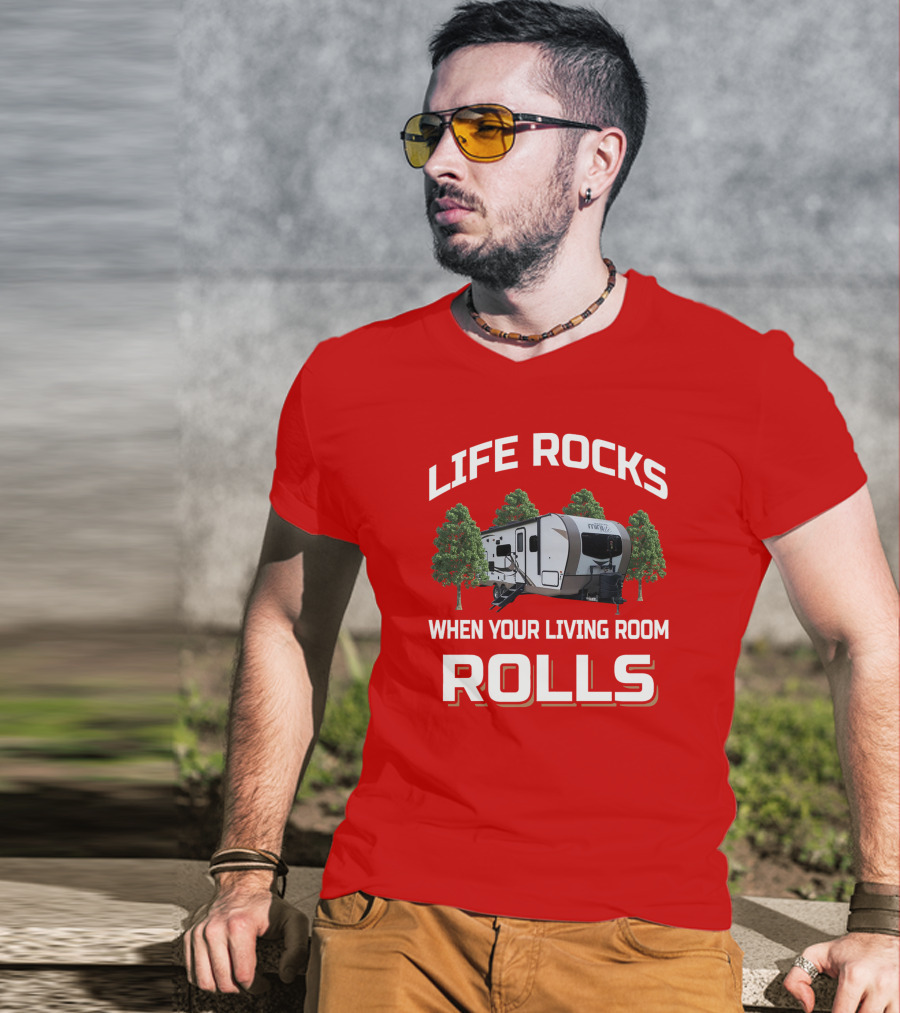 Life Rocks When Your Living Room Rolls Rockwood Mini Lite T-Shirt