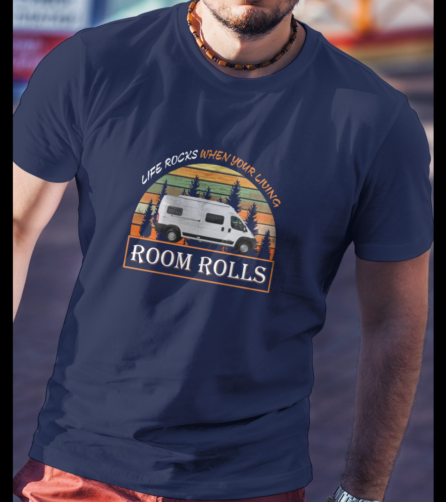Life Rocks When Your Living Room Rolls Winnebago Solis 59P T-Shirt