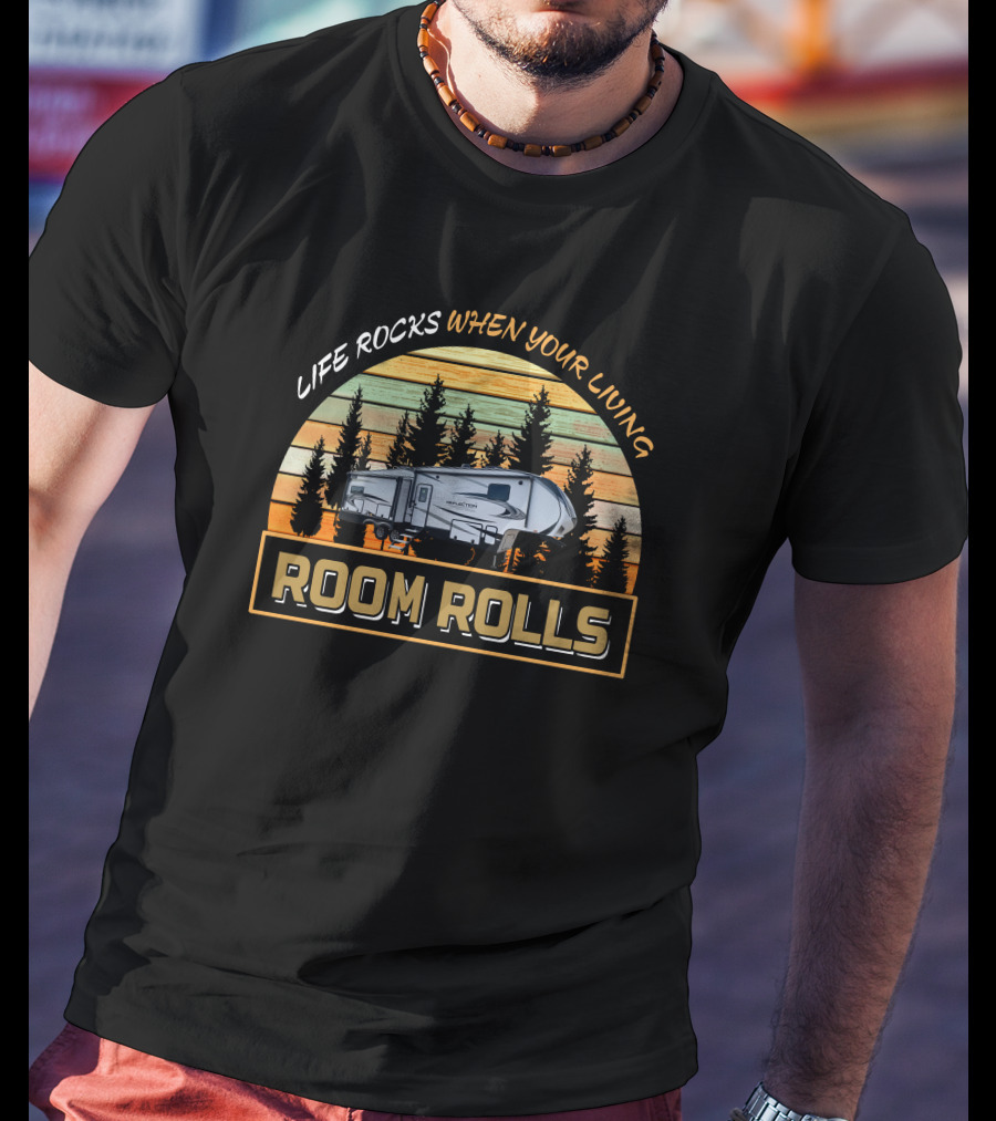 Life Rocks When Your Living Room Rolls Reflection 320 MKS T-Shirt
