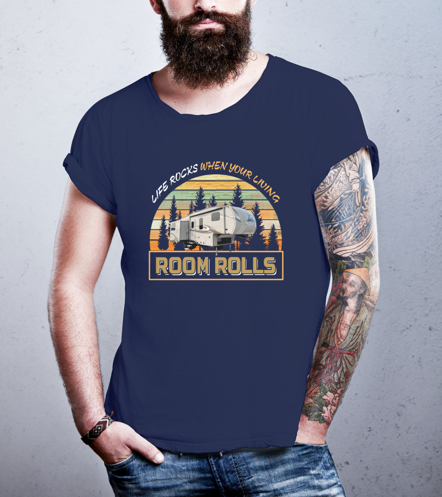 Life Rocks When Your Living Room Rolls Eagle HT 27.5rlts T-Shirt