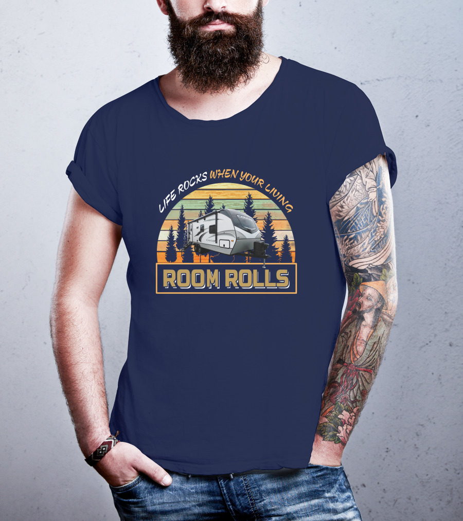 Life Rocks When Your Living Room Rolls Keystone Cougar 22rbs T-Shirt