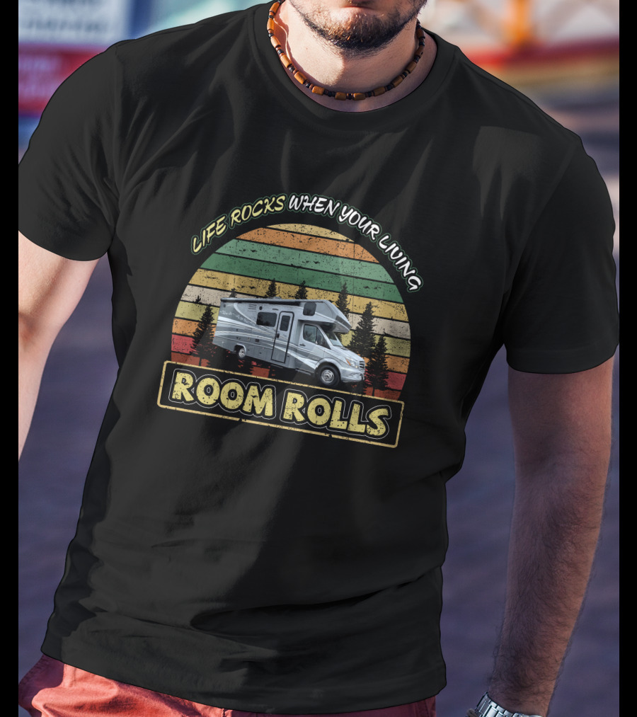 LIFE ROCKS WHEN YOUR LIVING ROOM ROLLS Dynamax Isata 3 24RW T-Shirt