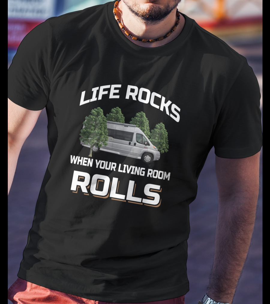 Life Rocks When Your Living Room Rolls Pleasure-Way Lexor T-Shirt
