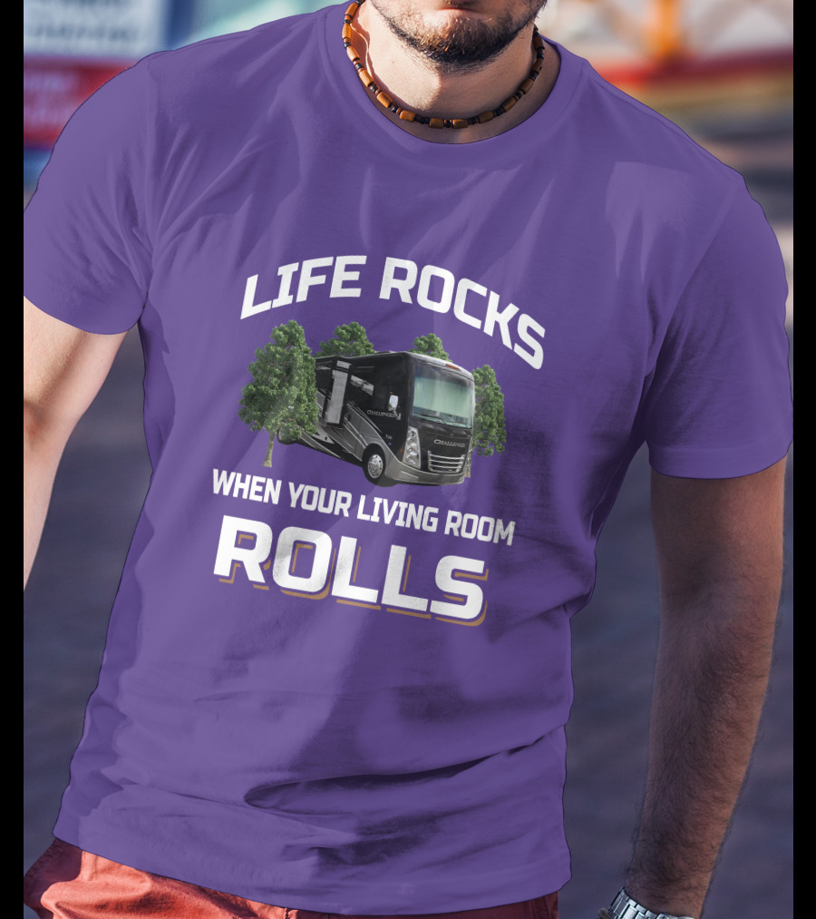 Life Rocks When Your Living Room Rolls Thor Challenger T-Shirt
