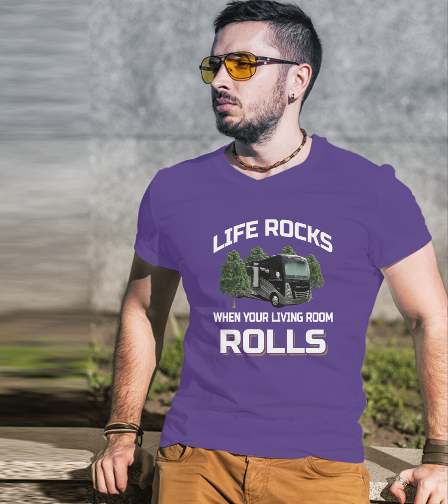 Life Rocks When Your Living Room Rolls Thor Challenger T-Shirt