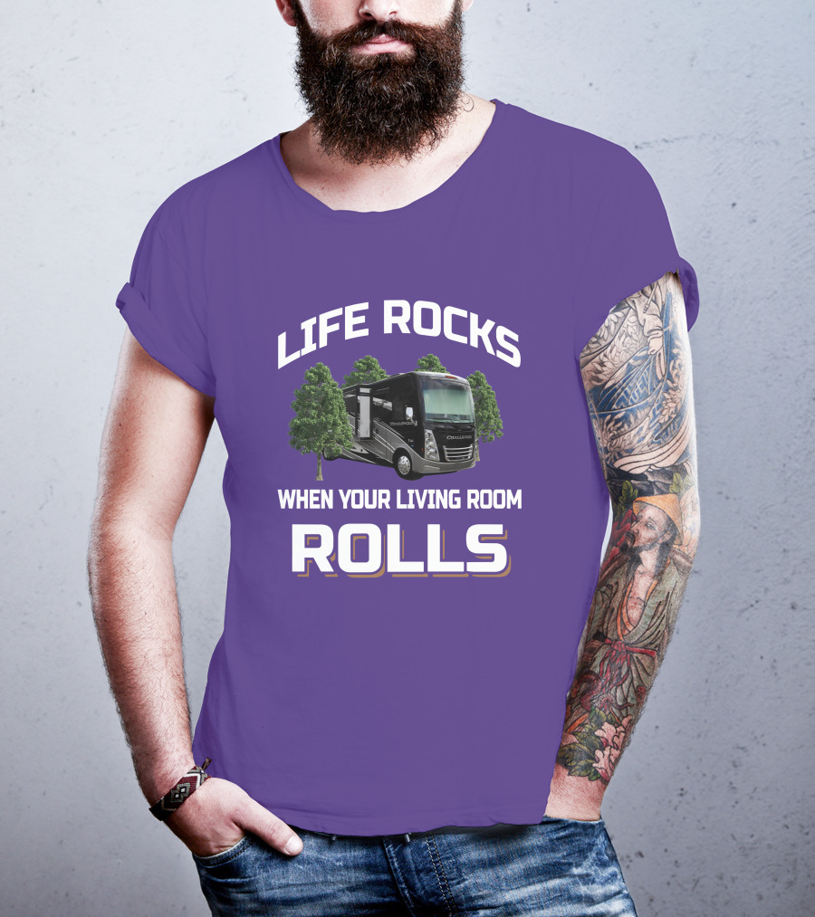 Life Rocks When Your Living Room Rolls Thor Challenger T-Shirt