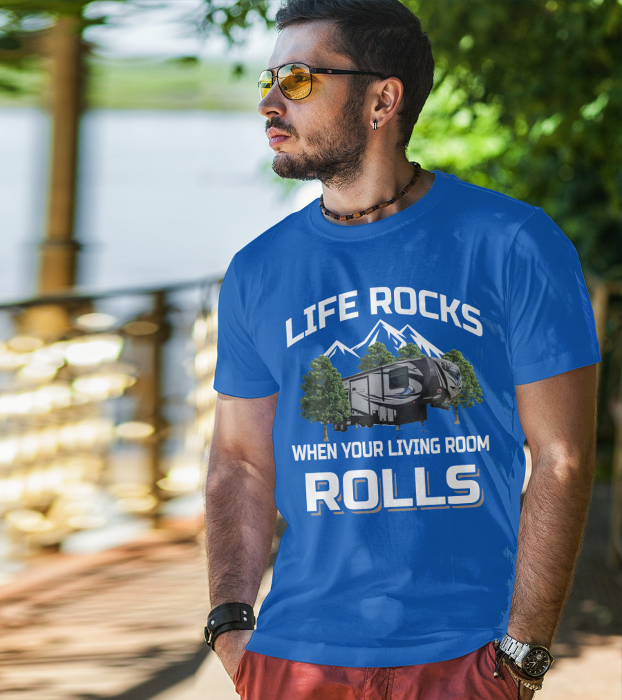 Life Rocks When Your Living Room Rolls Heartland Cyclone T-Shirt