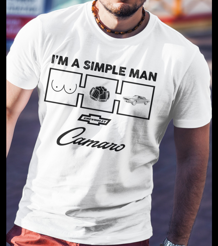 I'm A Simple Man Chevrolet Camaro 1969 Z28 T-Shirt