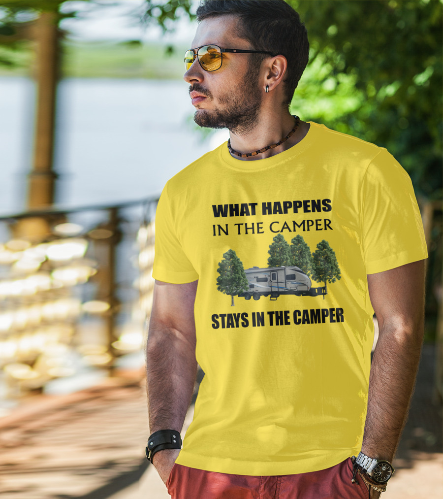 What Happens In The Camper Stays In The Camper Coachman 184 BHS T-Shirt