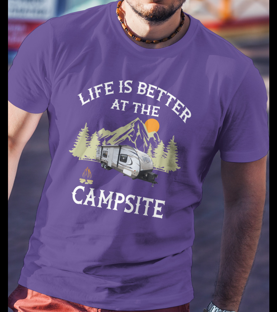 Life Is Better At The Campsite Forest River Wildwood X Lite 261BHXL T-Shirt
