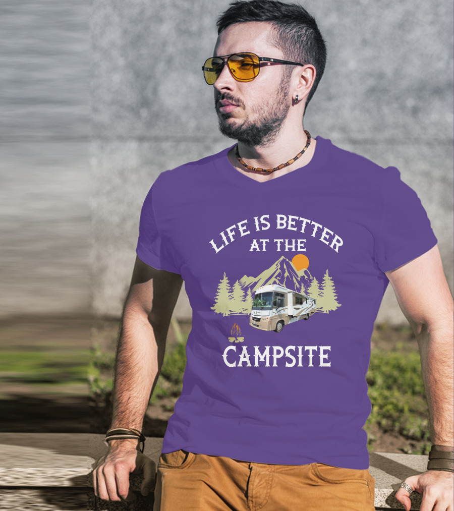 Life Is Better At The Campsite Winnebago RV Owners Group T-Shirt