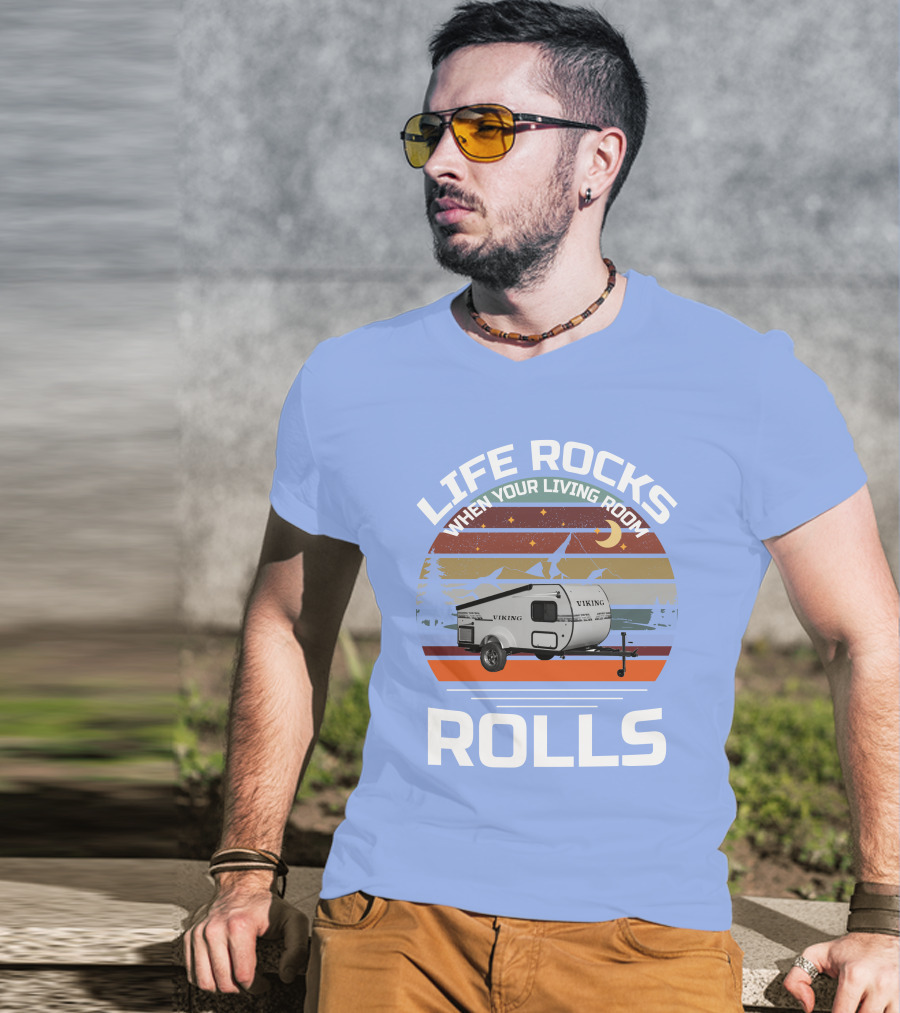 Viking 9.0 Camper When Your Living Room T-Shirt