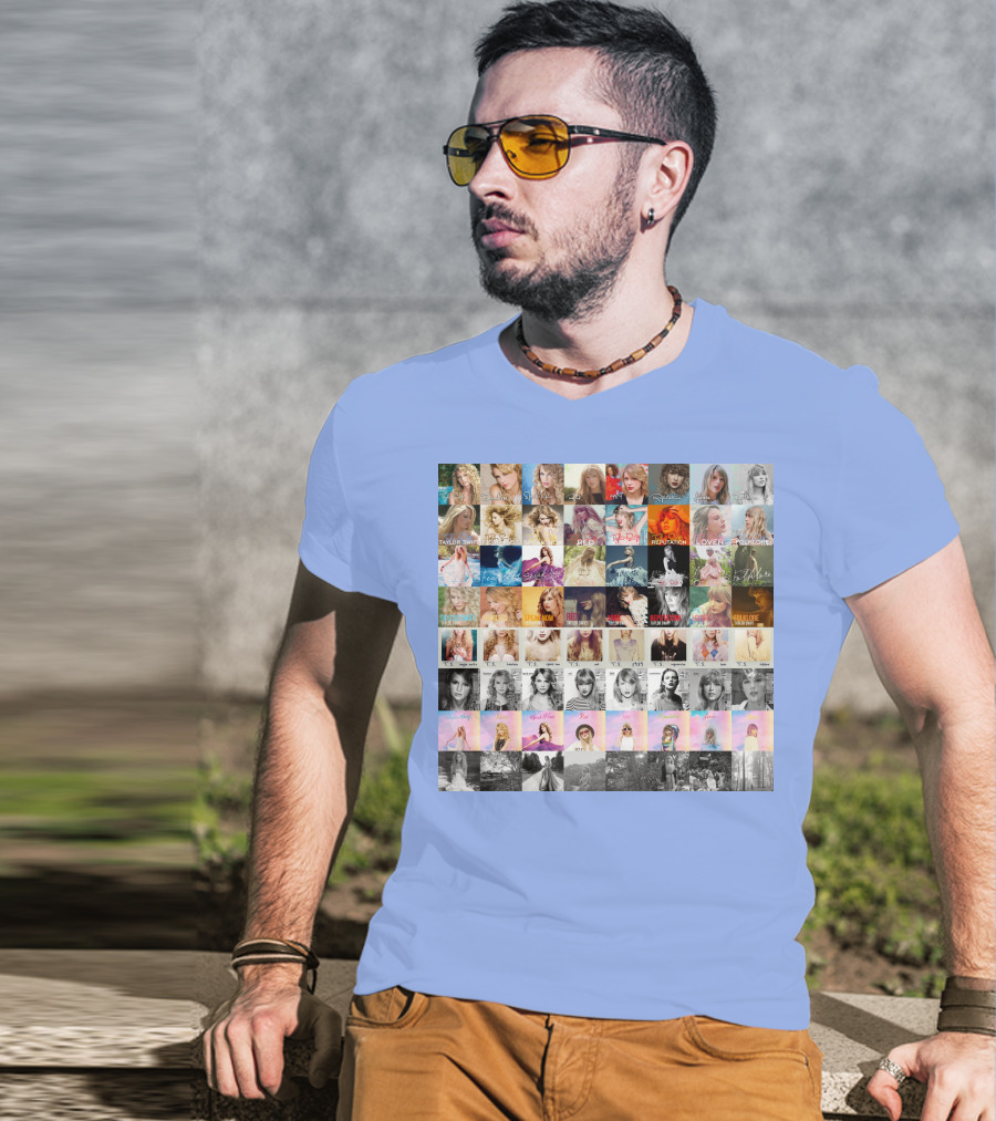 Taylor Swift Album Covers Through Each Era's T-Shirt