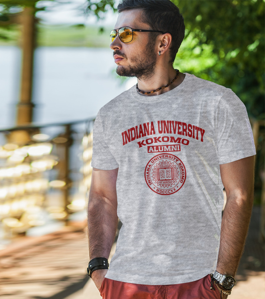 Indiana University Kokomo Alumni Seal Logo MDCCCXX T-Shirt