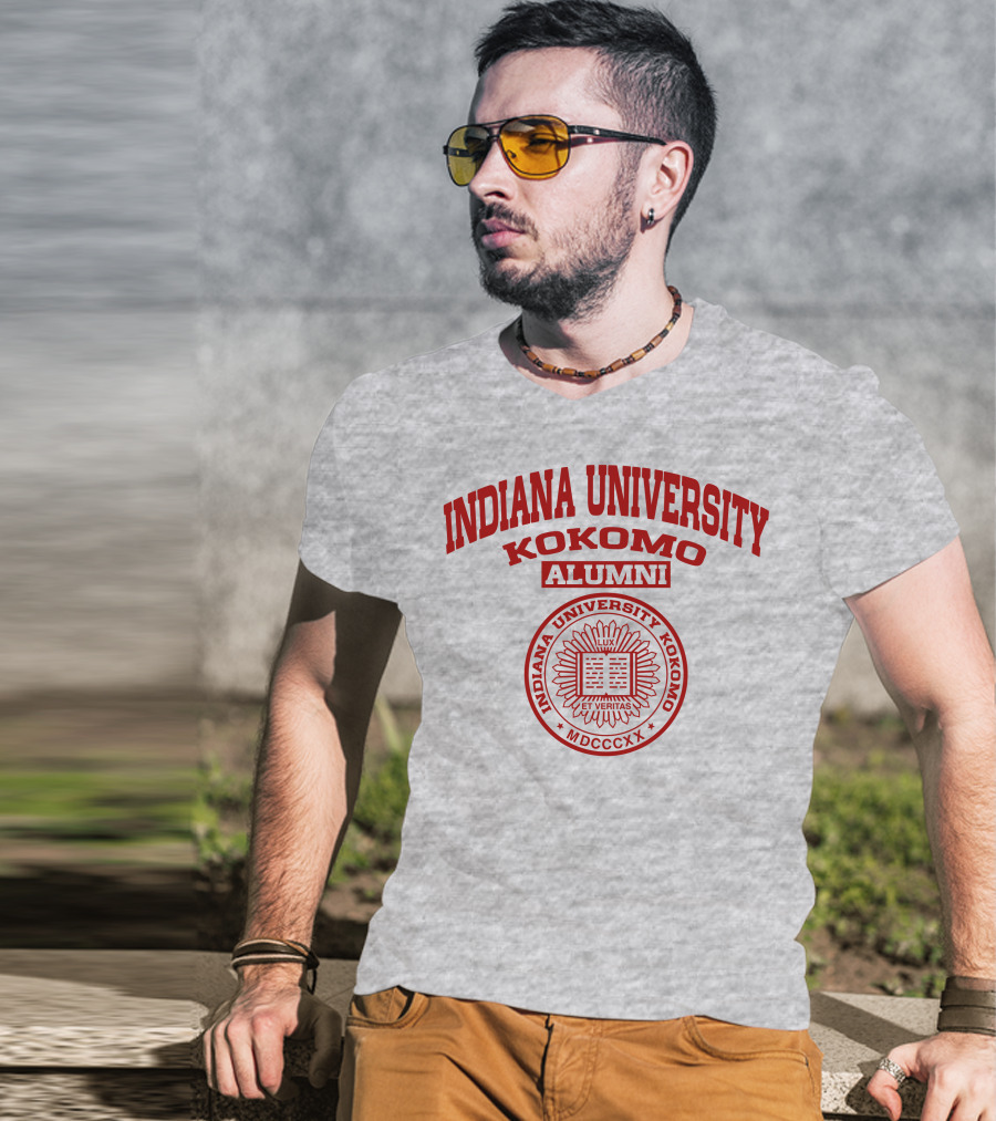 Indiana University Kokomo Alumni Seal Logo MDCCCXX T-Shirt