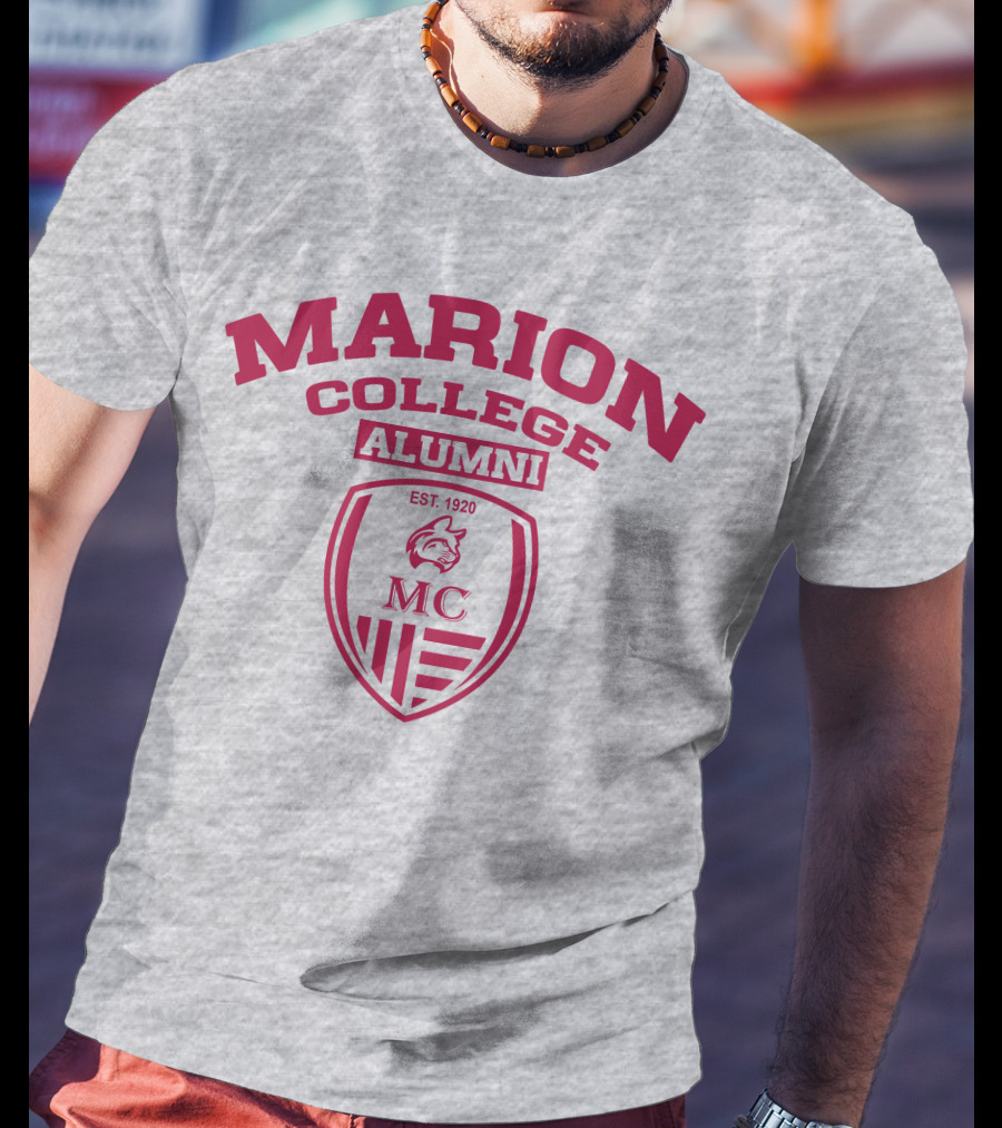 Marion College Alumni Est. 1920 MC Shield T-Shirt