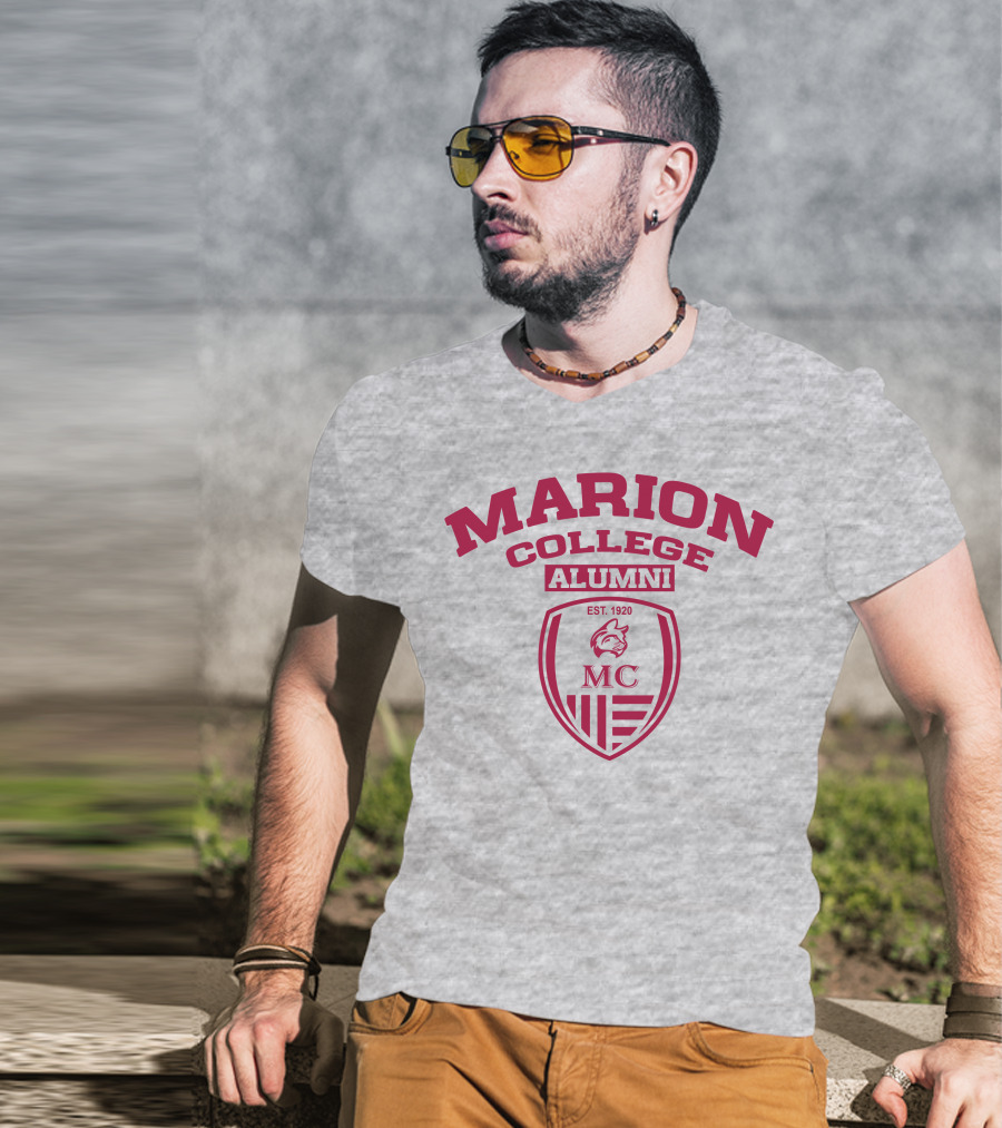 Marion College Alumni Est. 1920 MC Shield T-Shirt