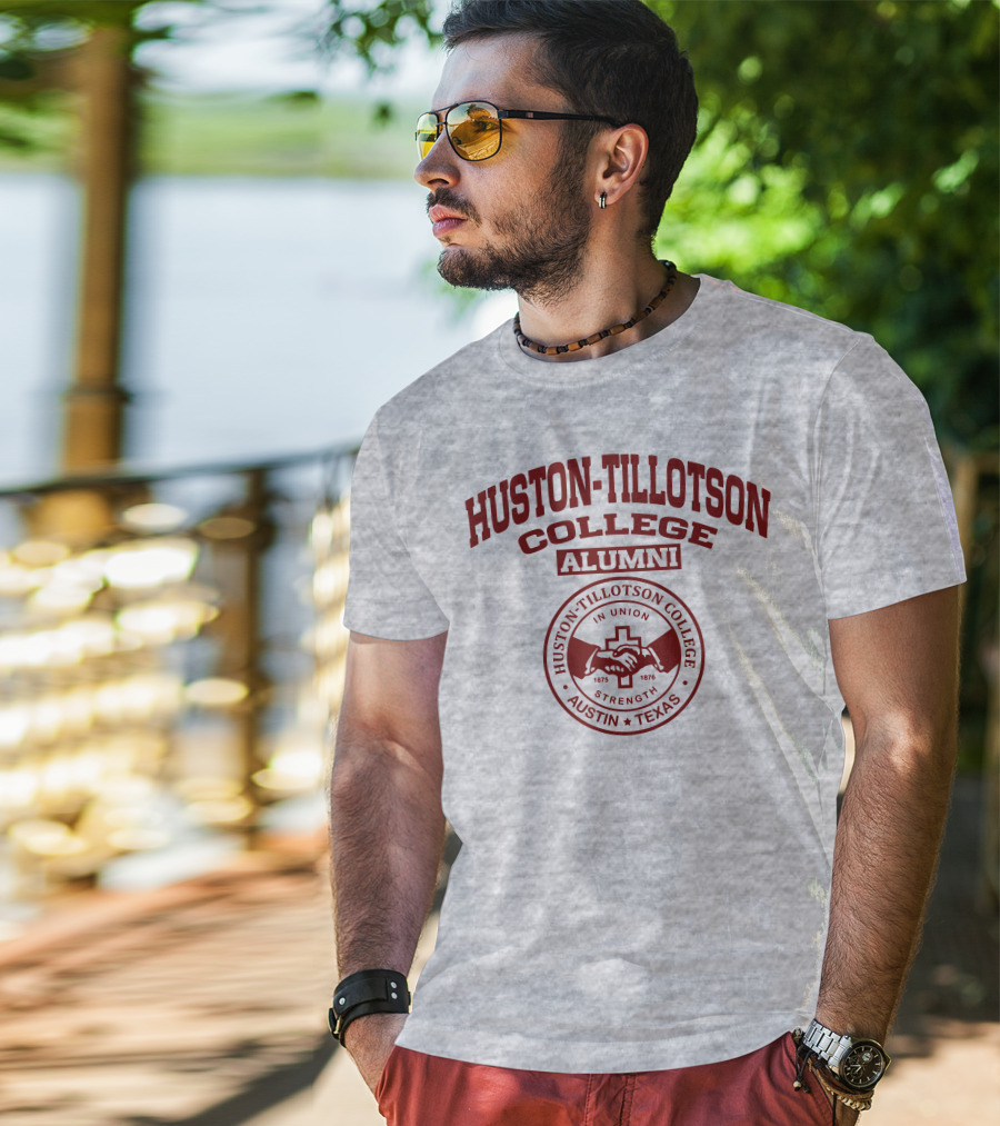 Huston Tillotson College Alumni Strength Austin Texas 1875 1876 T-Shirt