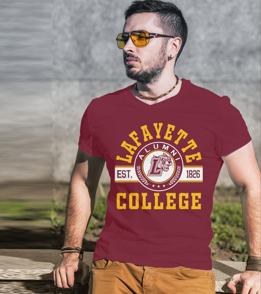 Lafayette College Alumni Est. 1826 Leopard T-Shirt