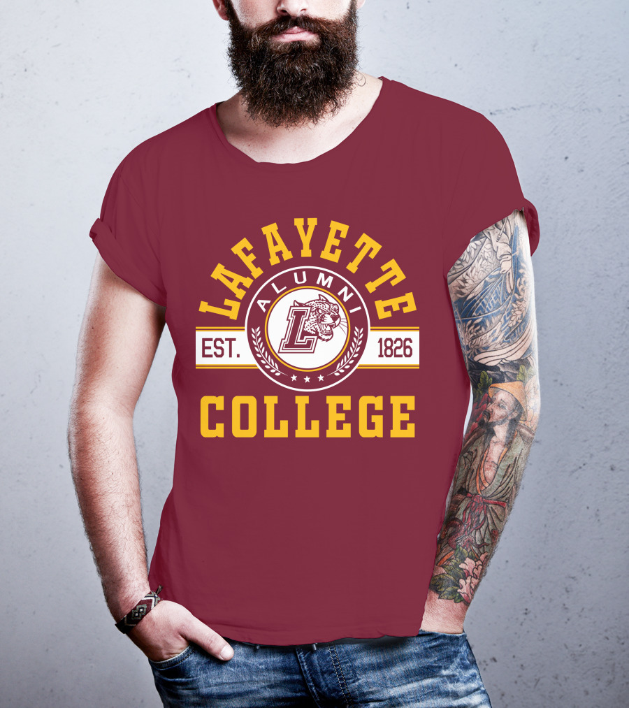 Lafayette College Alumni Est. 1826 Leopard T-Shirt