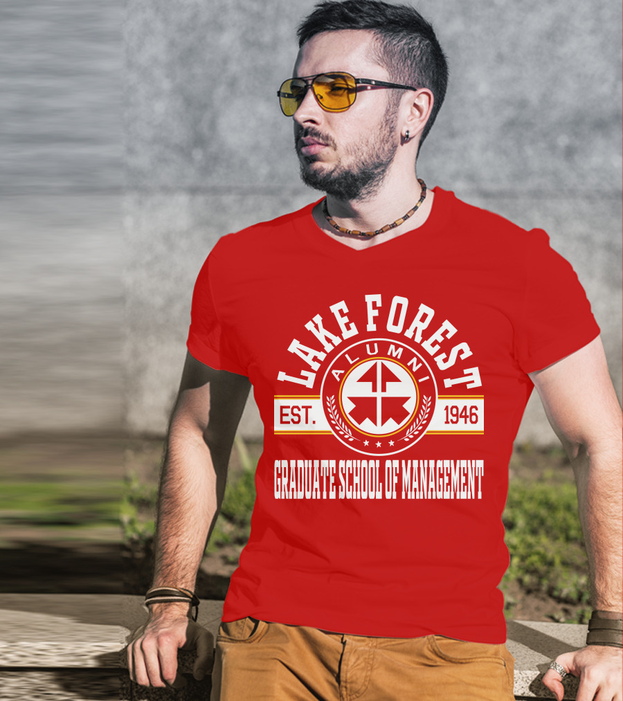 Lake Forest Alumni Est. 1946 Graduate School Of Management T-Shirt