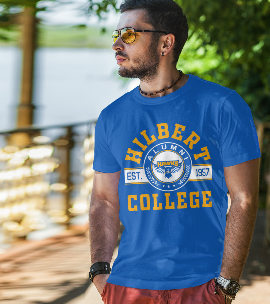 Hawks Hilbert College Alumni Est. 1957 T-Shirt