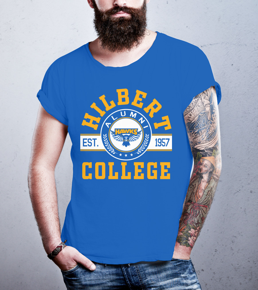 Hawks Hilbert College Alumni Est. 1957 T-Shirt