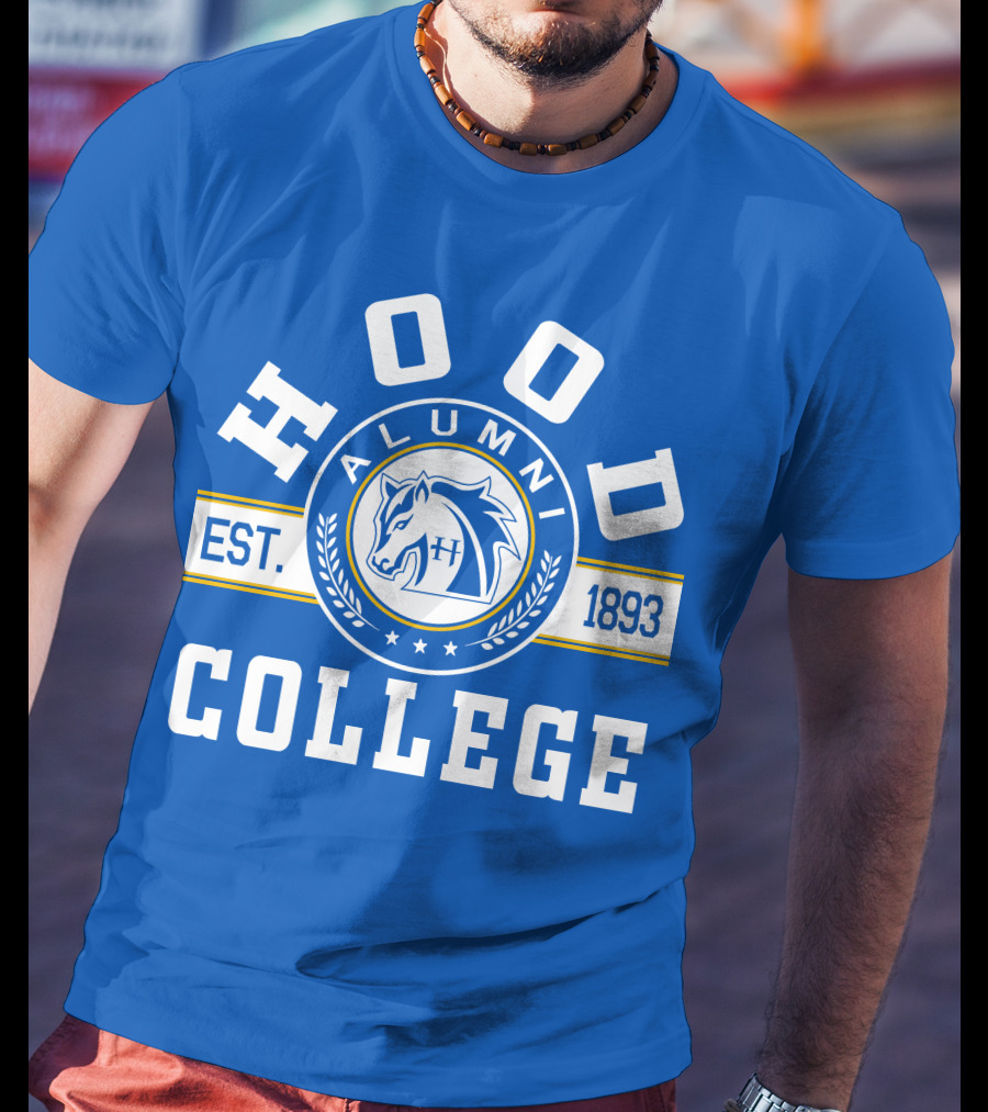 Hood College Alumni Est. 1893 Mustang Crest T-Shirt