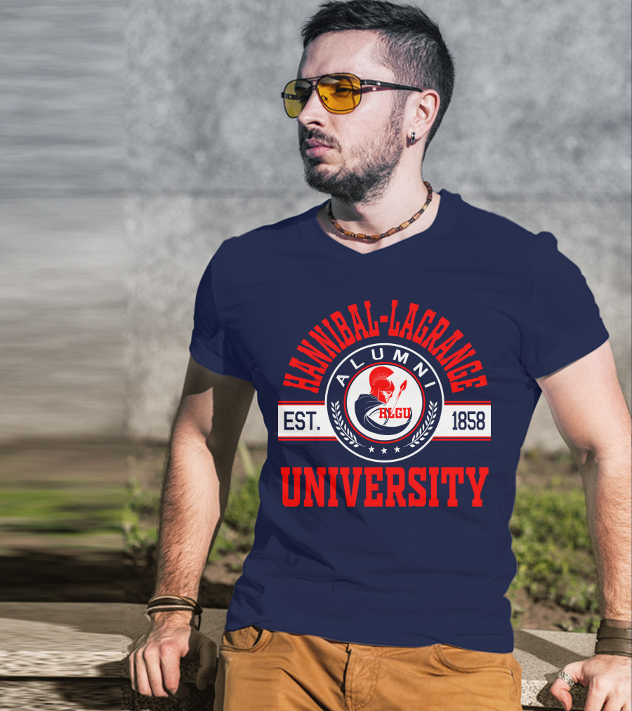 Hannibal LaGrange University Alumni HLGU Est. 1858 Spartan T-Shirt