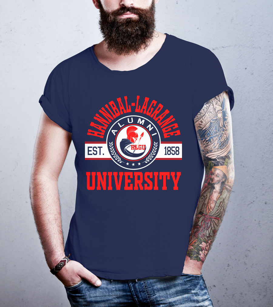 Hannibal LaGrange University Alumni HLGU Est. 1858 Spartan T-Shirt