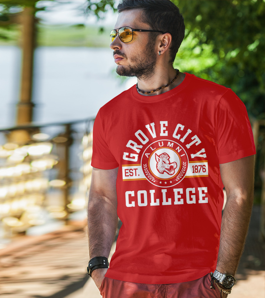 Grove City College Alumni Est. 1876 GCC T-Shirt