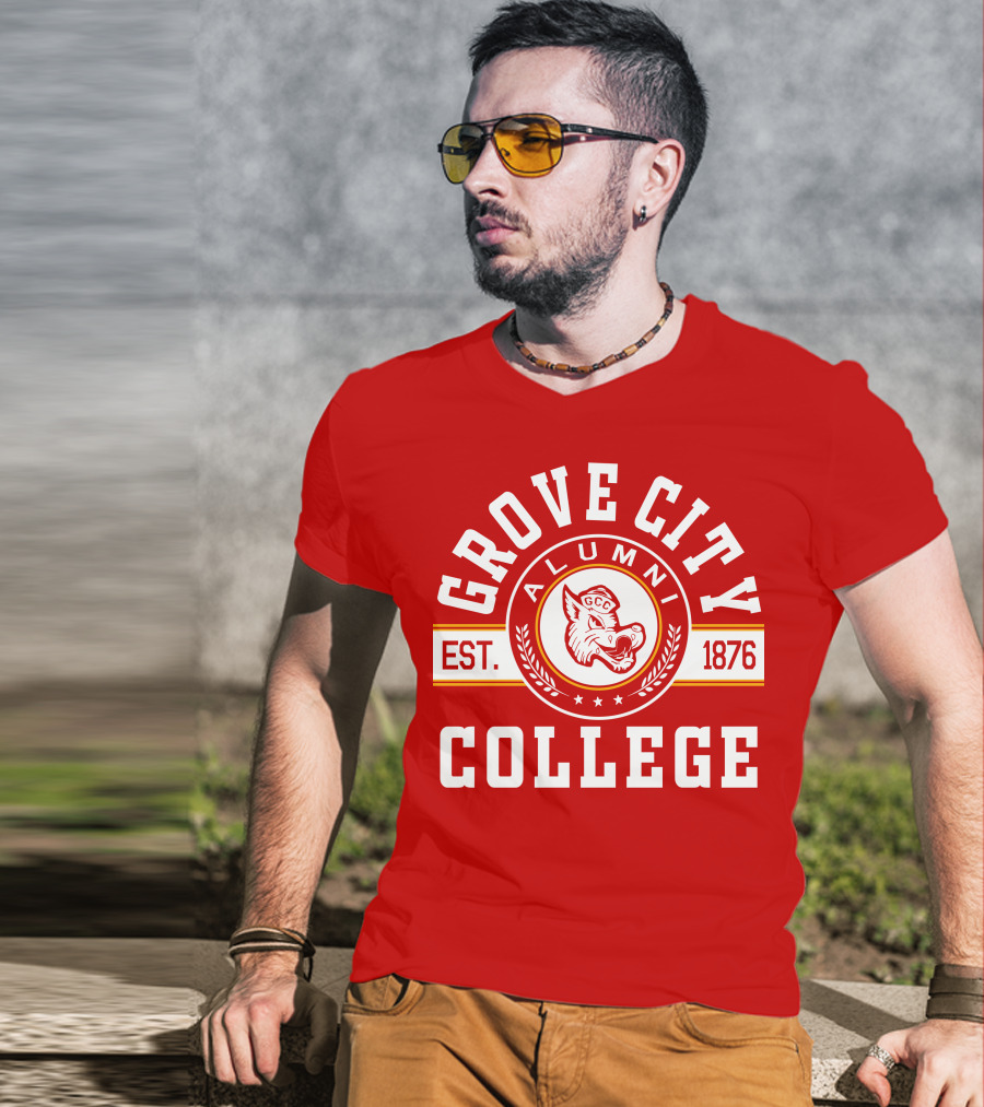 Grove City College Alumni Est. 1876 GCC T-Shirt
