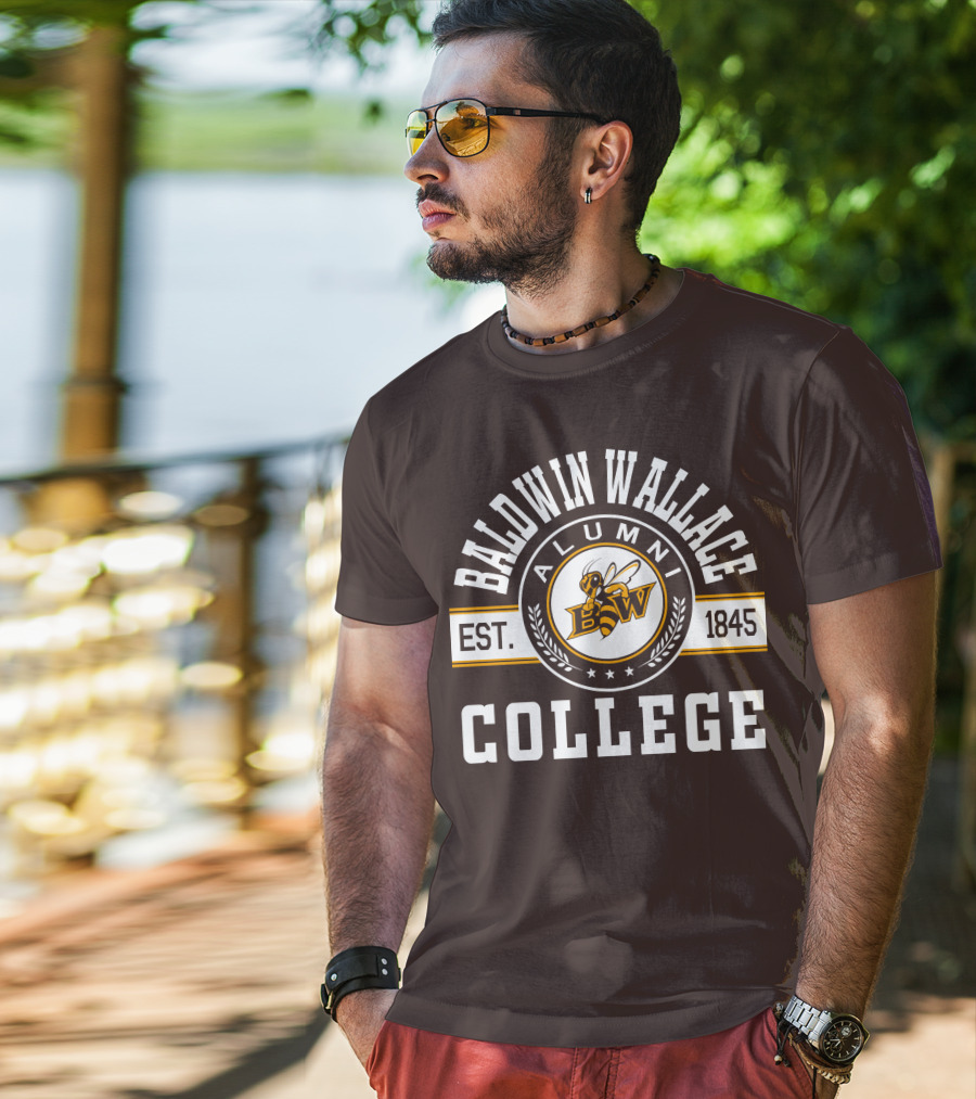 Baldwin Wallace College Alumni Est. 1845 Bee T-Shirt