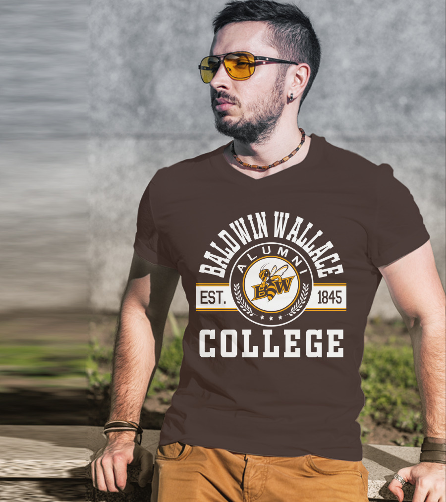 Baldwin Wallace College Alumni Est. 1845 Bee T-Shirt