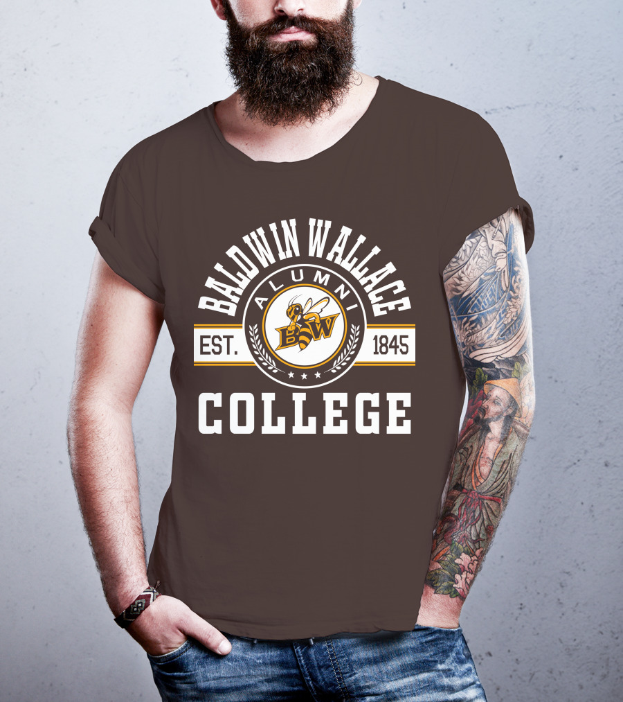 Baldwin Wallace College Alumni Est. 1845 Bee T-Shirt